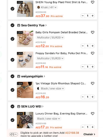 Shein New Order 8 Products